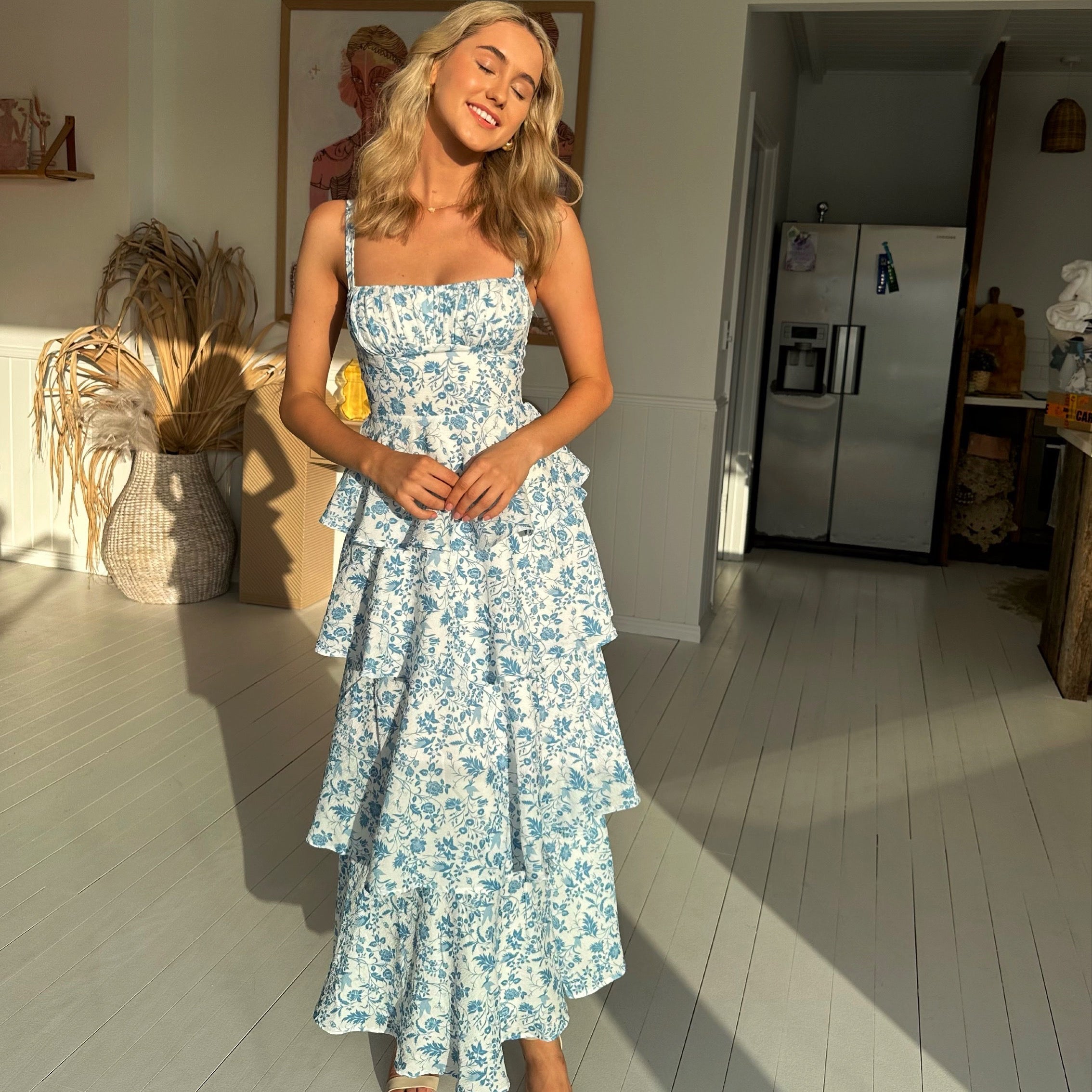 Aisha | Ruffled Maxi Dress Elegant Flow