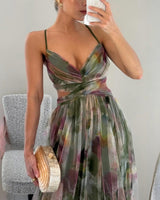 Solveig | Enchanting Floral Maxi Dress