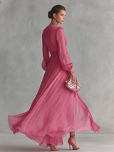 Roisin | Draped Wrap Maxi Dress