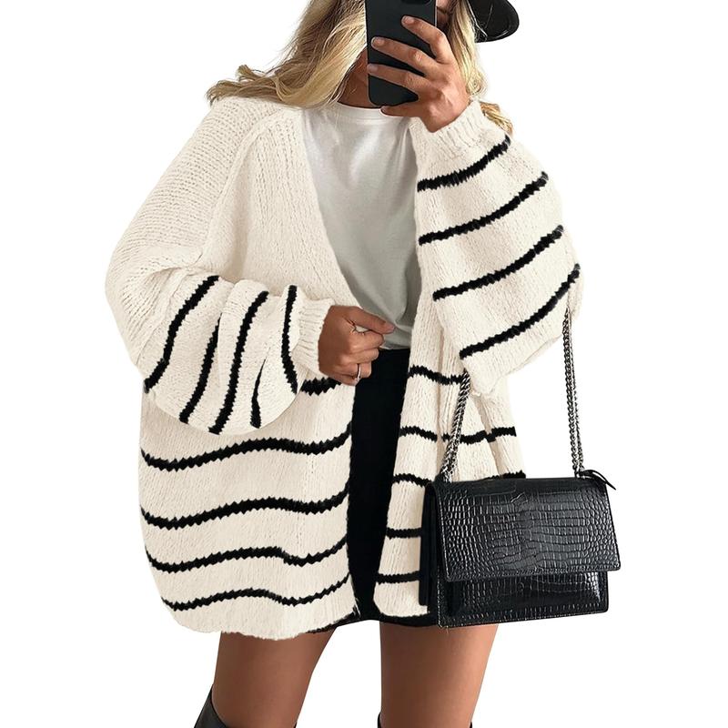Veronika | Oversized Lantern Sleeve Knit Cardigan