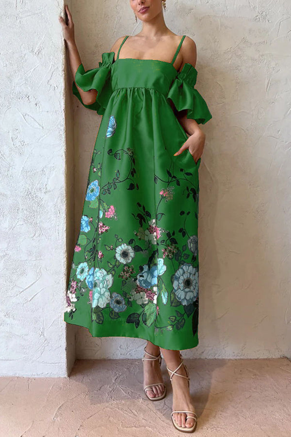 Virginia | Elegant Dress with Unique Sleeves & Pockets