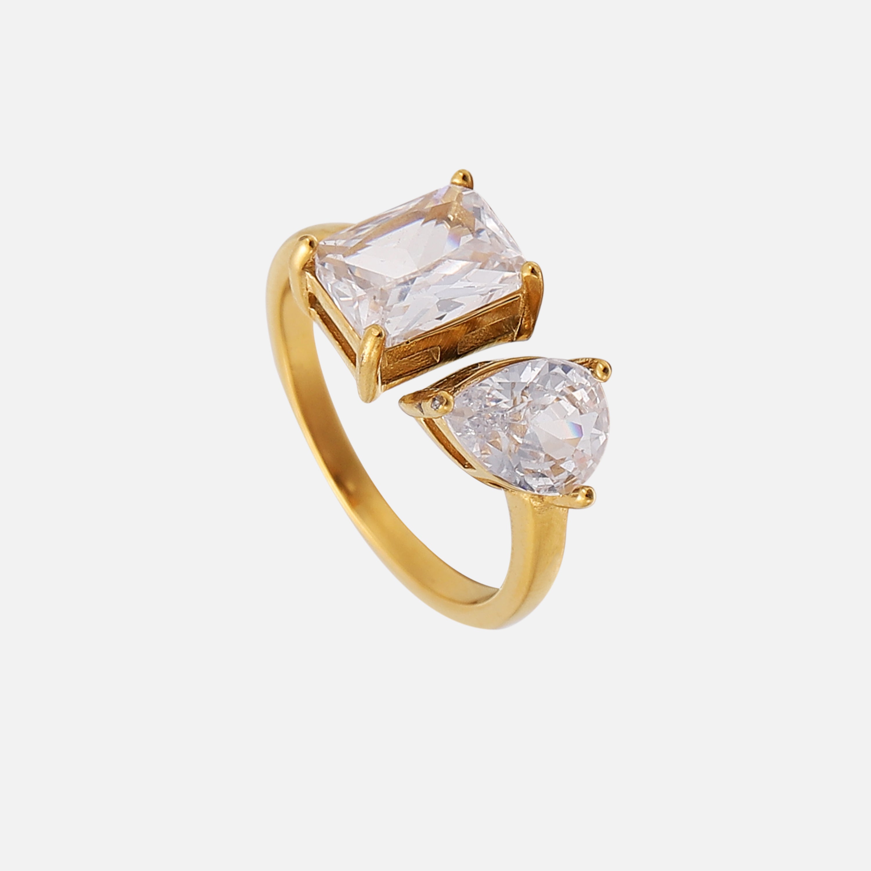 Vincenza | Adjustable Crystal Ring