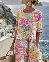 Essie | Floral Print Maxi Dress
