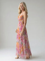 Huxley | Sleeveless Wrap Maxi Dress