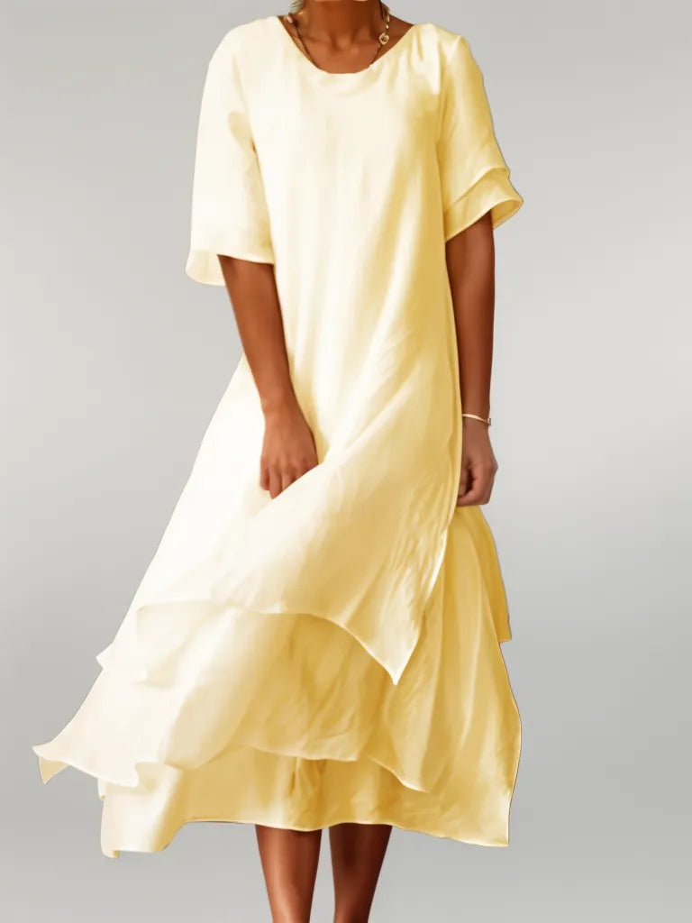 Avalyn | Tiered A-Line Maxi Dress