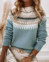 Isolde | Fair Isle Knit Sweater