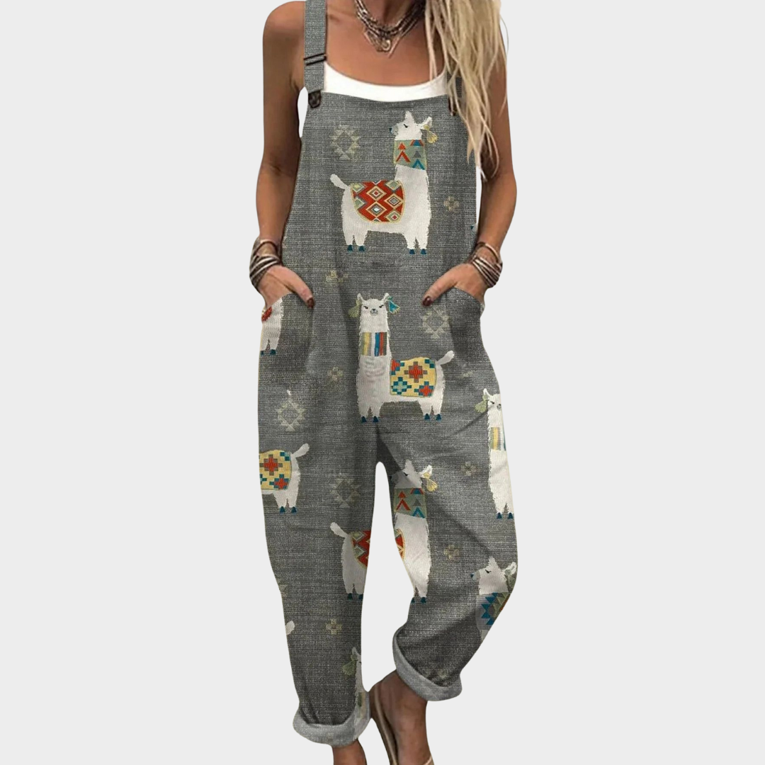 Florine | Printed Comfort Jumpsuit