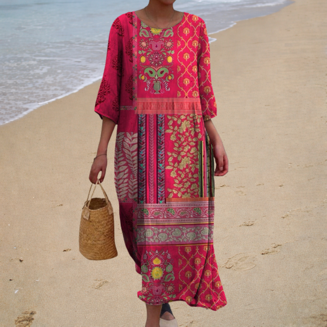 Isabella | Long Boho Beach Dress