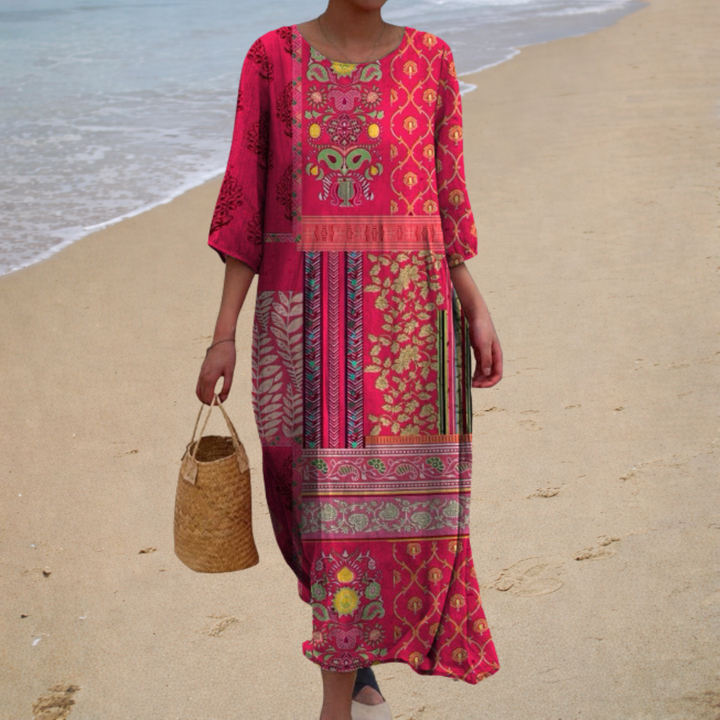 Isabella | Long Boho Beach Dress