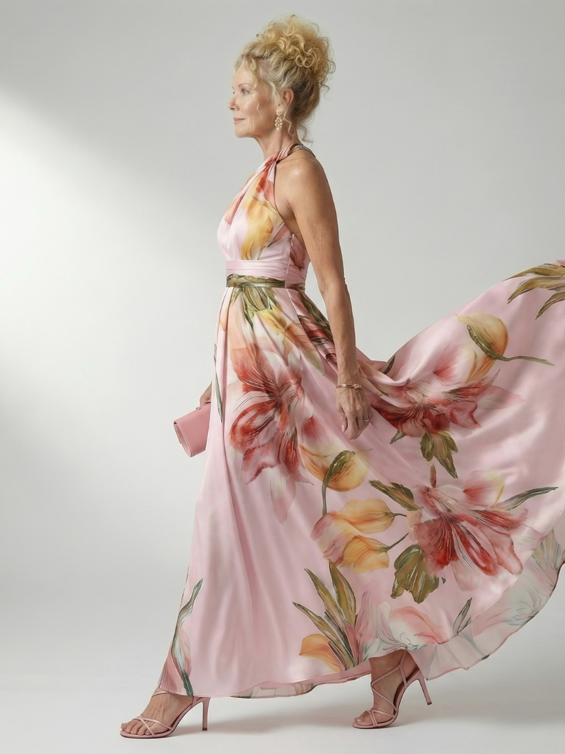 Wynter | Light Floral Maxi Dress