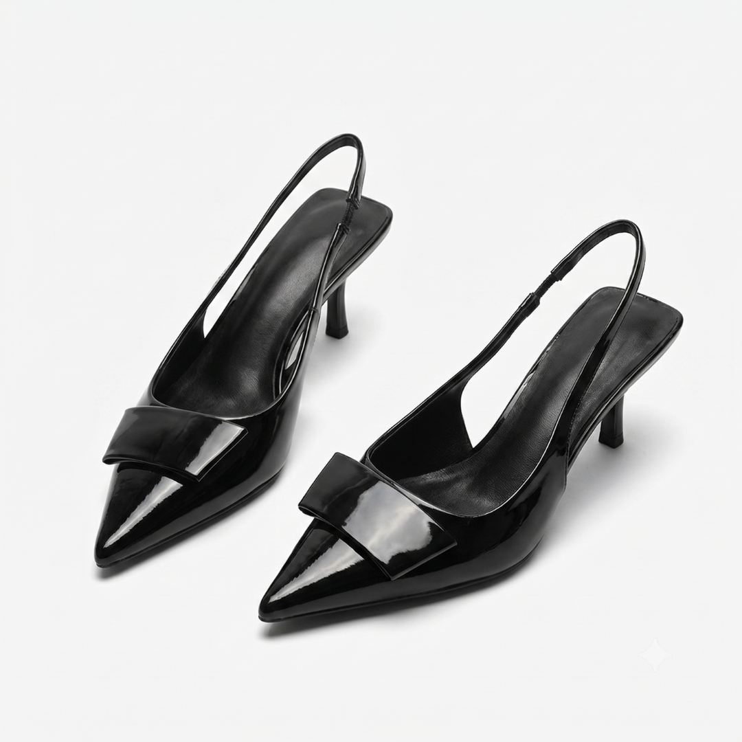 Lorene | Slingback Kitten Heels