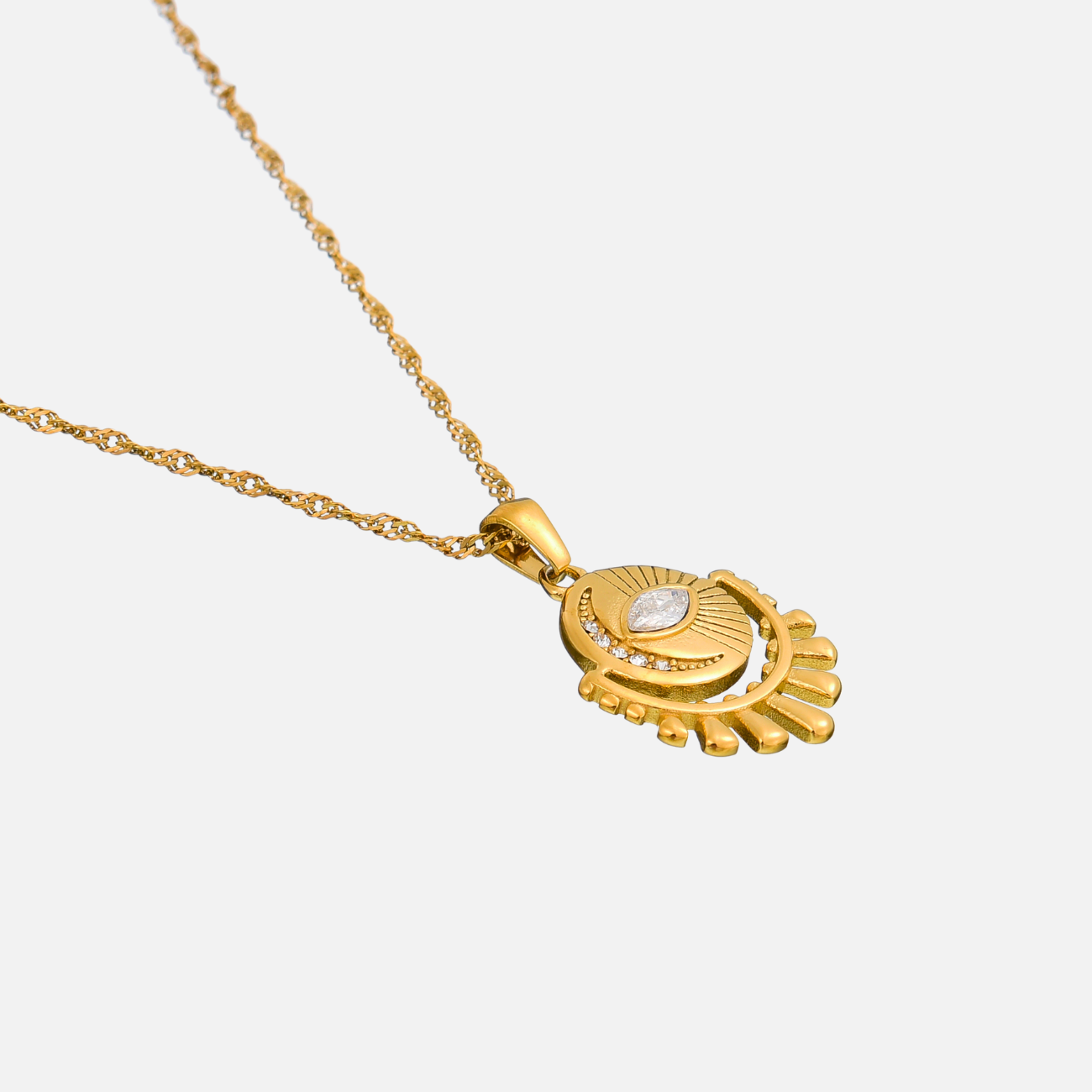 Winona | Sunburst Pendant Necklace