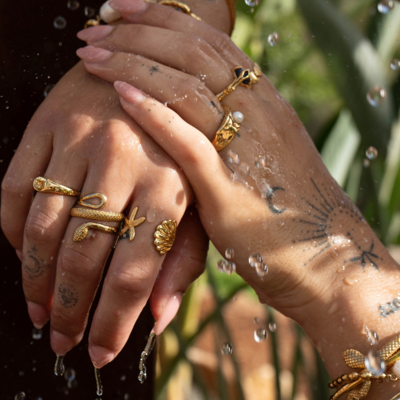 Ulyssa | Adjustable Snake Statement Ring