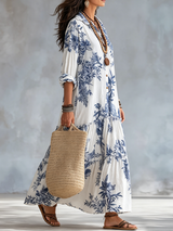 Jasmin | Bohemian Floral Maxi Dress