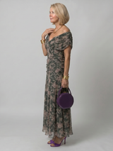 Treva | Off Shoulder Flow Midi Dress
