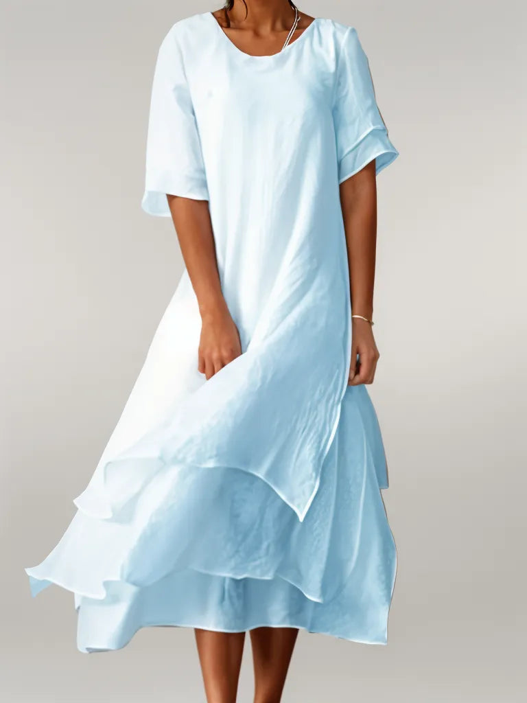 Avalyn | Tiered A-Line Maxi Dress