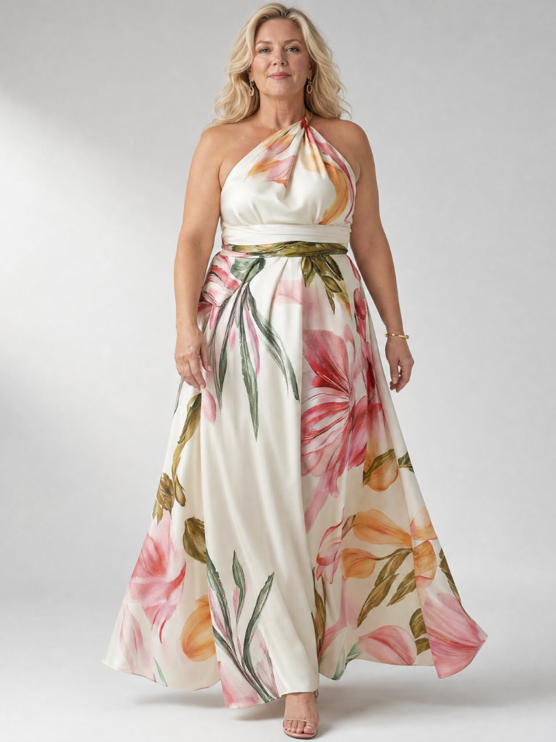 Wynter | Light Floral Maxi Dress