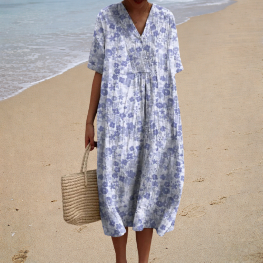 Daisey | Long Floral Dress Delicate