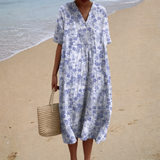 Daisey | Long Floral Dress Delicate