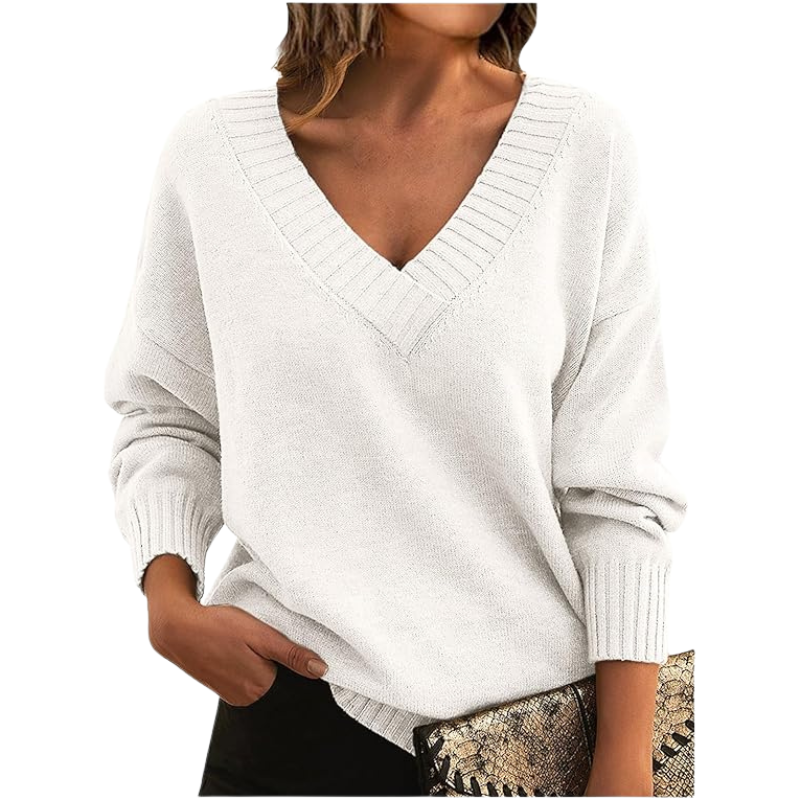 Céline | Lightweight V-Neck Everyday Sweater