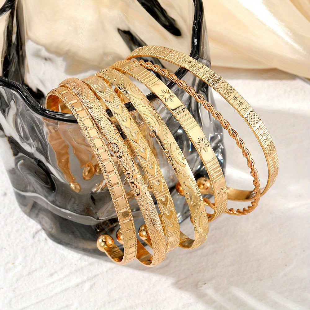 Tatum | Boho Bangle Bracelet Set