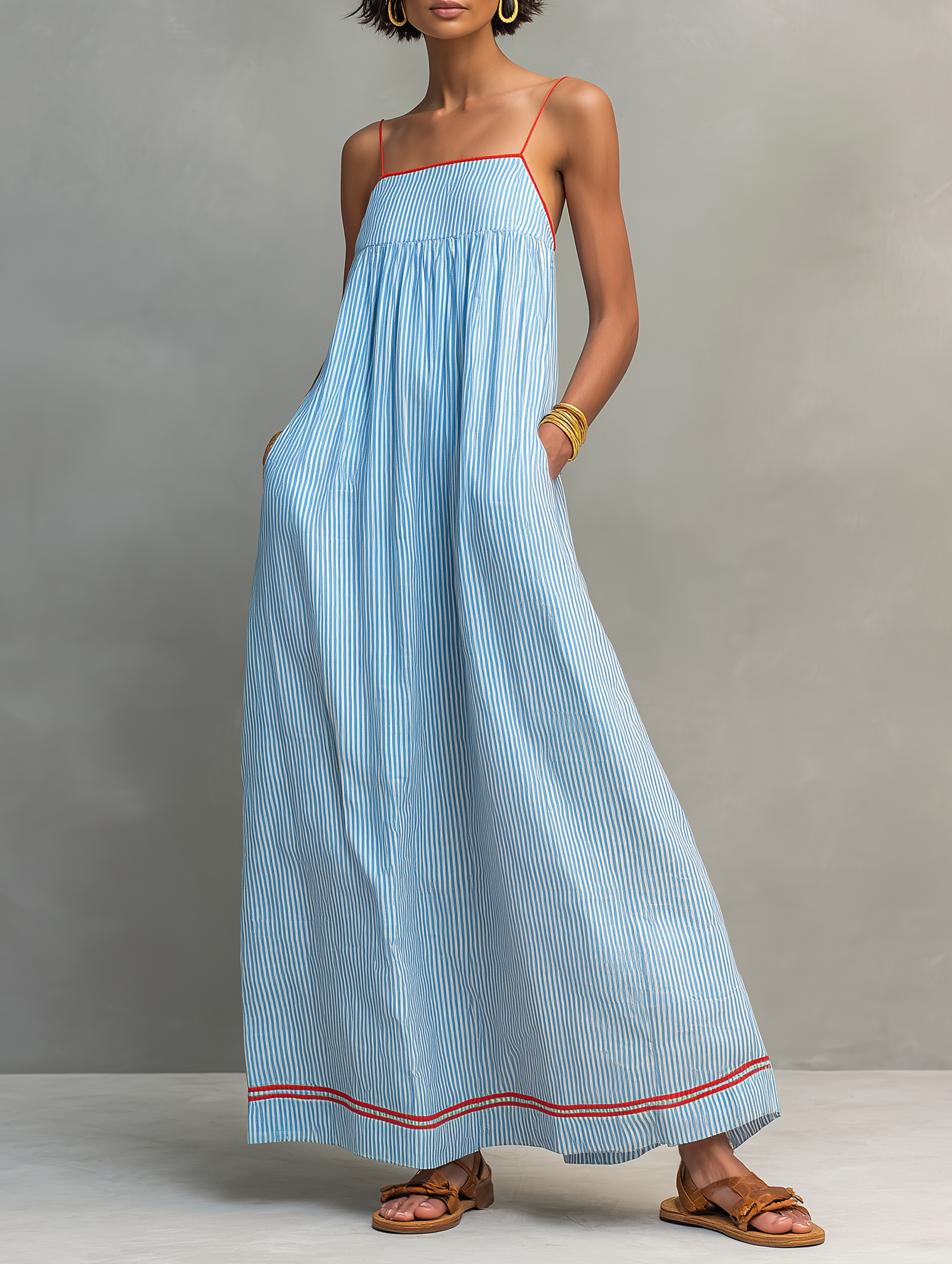 Genevra | Maxi Striped Sundress