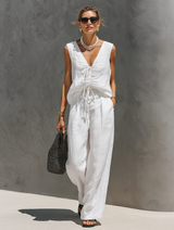 Fernanda | Two-Piece Wide-Leg Pant Set