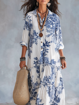 Jasmin | Bohemian Floral Maxi Dress