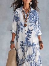 Jasmin | Bohemian Floral Maxi Dress