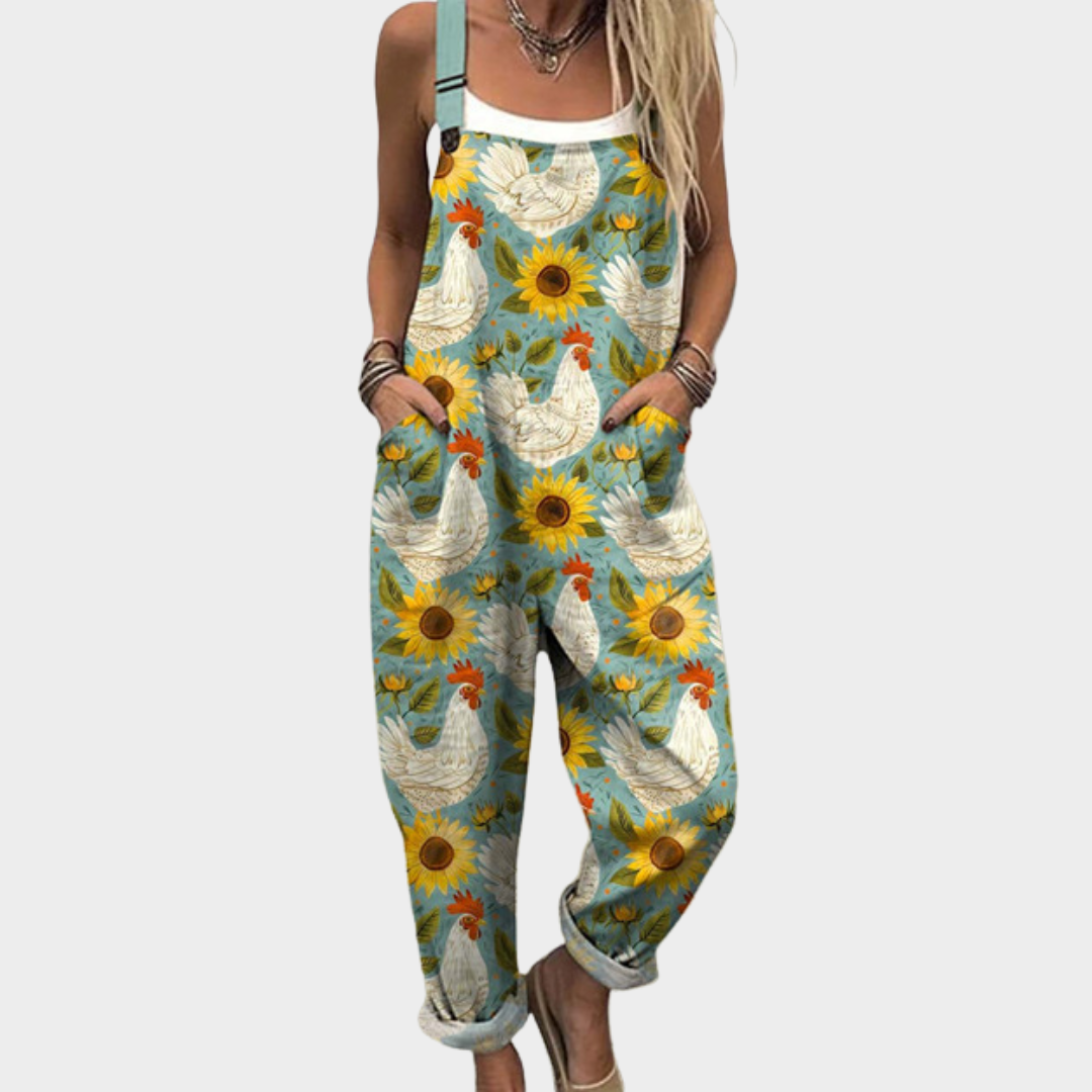 Suzette | Printed Comfort Jumpsuit