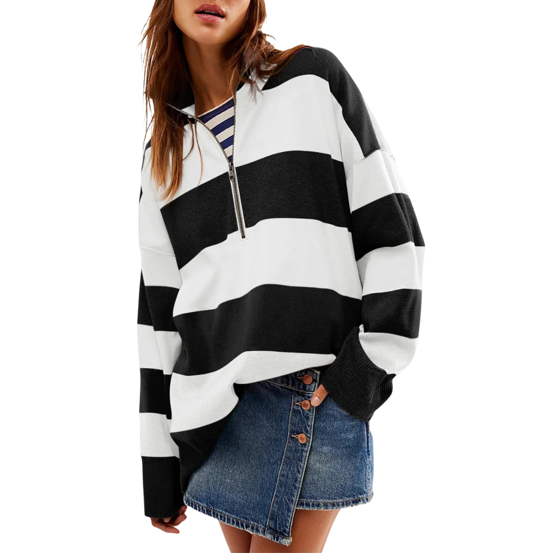 Céleste | Cozy Half-Zip Pullover Sweater
