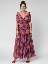 Shania | Off-Shoulder Draped Midi Dress