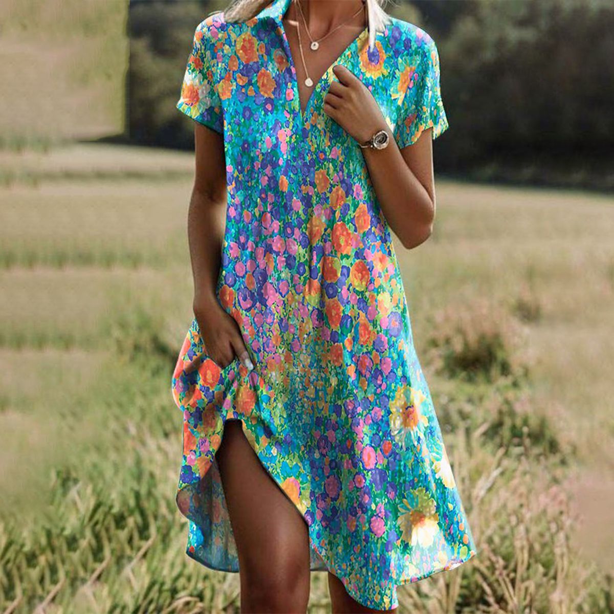 Aubrie | Trendy Summer Dress
