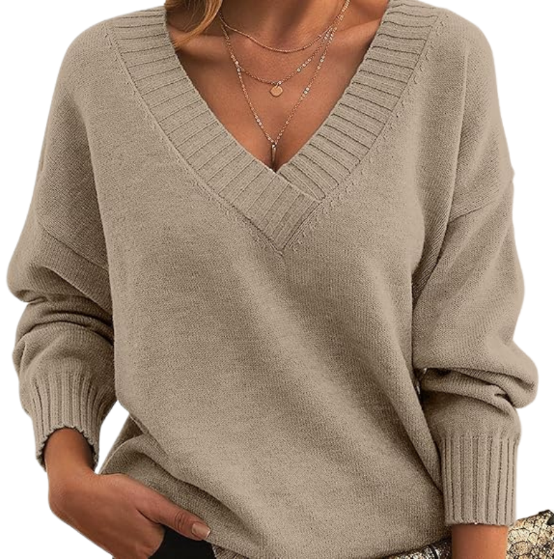 Céline | Lightweight V-Neck Everyday Sweater