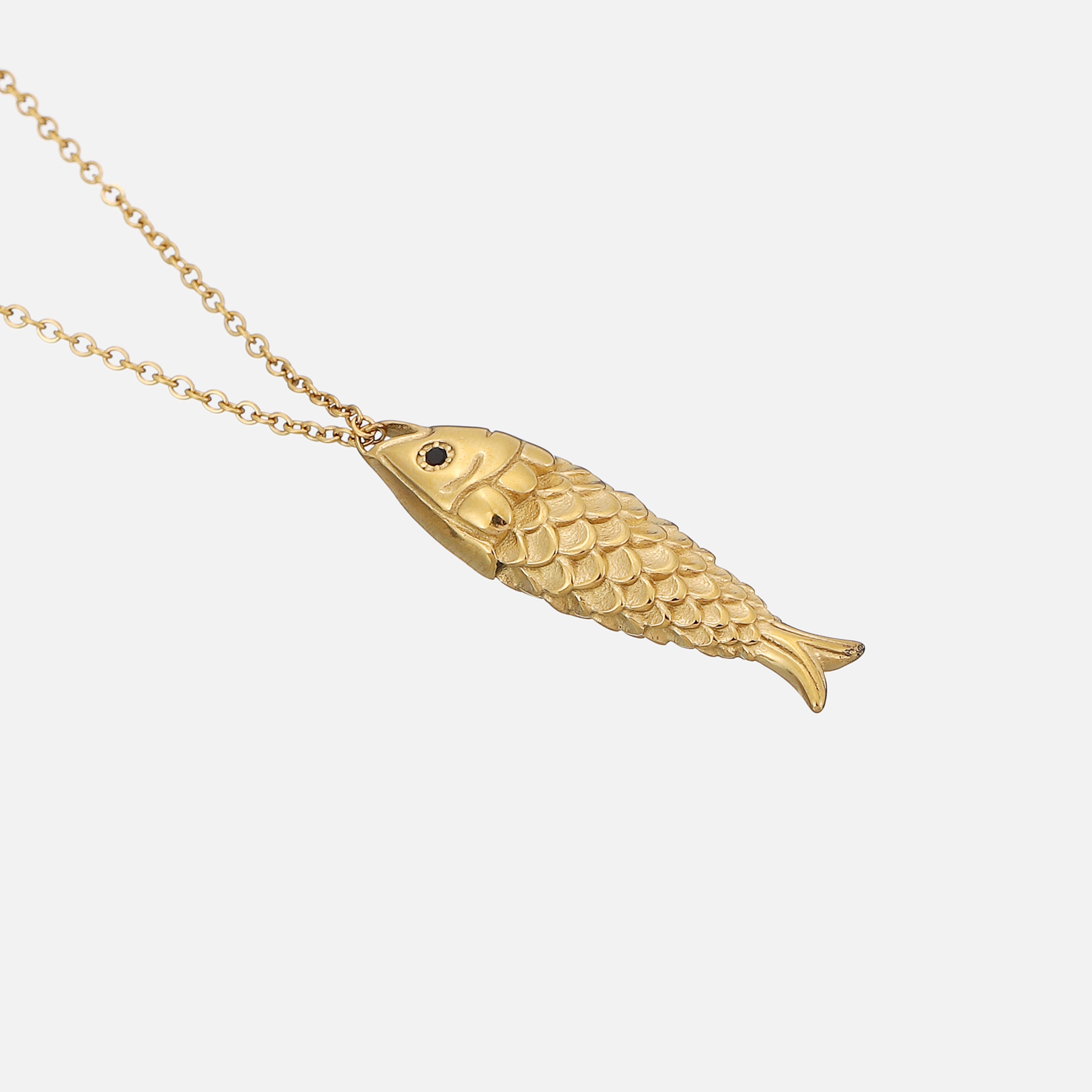 Bexleigh | Golden Fish Pendant Necklace