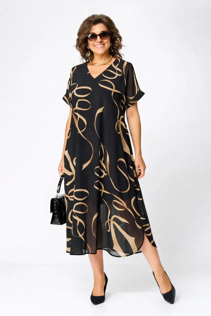 Zina | Cosy Elegant Midi Dress
