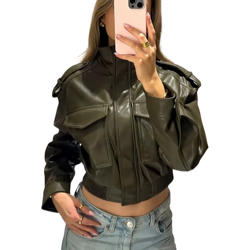 Raven | Classic Leather Moto Jacket