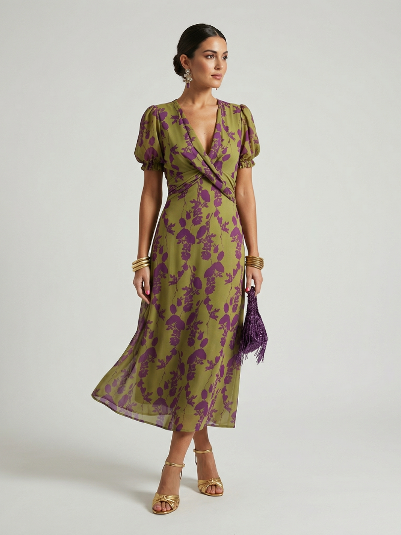 Belinda | Relaxed Floral Midi Dress