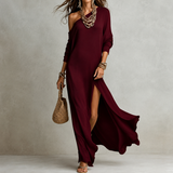 Carlene | One-Shoulder Maxi Dress