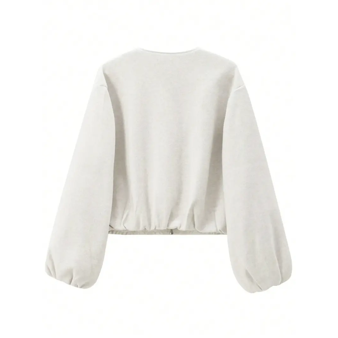 Sloane | Varsity Zip-Up Fitted Jacket