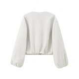 Sloane | Varsity Zip-Up Fitted Jacket