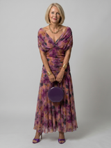 Treva | Off Shoulder Flow Midi Dress