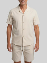 Beau | Velvet Corduroy Shirt & Shorts Set