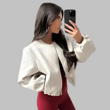 Vivienne | Cropped Zip Jacket Long Sleeve