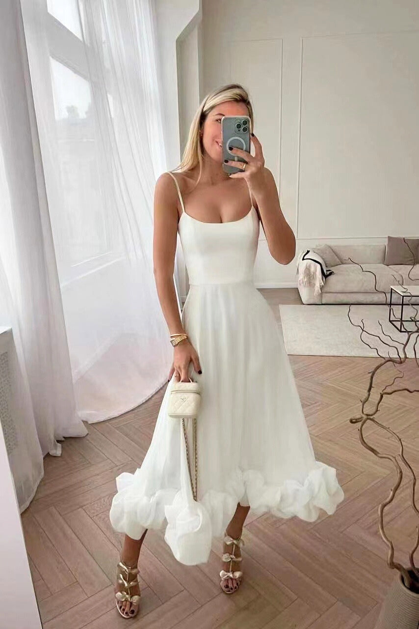 Grace | Flowing Elegant Midi Dress