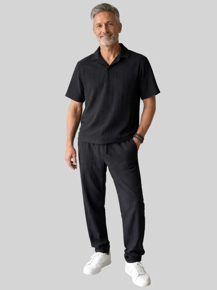 Lester | Cotton Polo & Pants Set