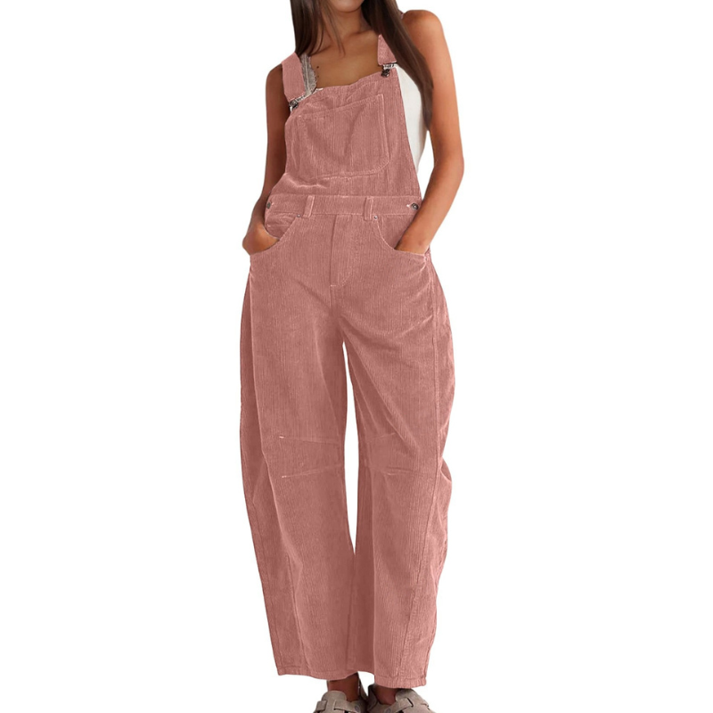 Tara | Wide Leg Overalls Jumpsuit