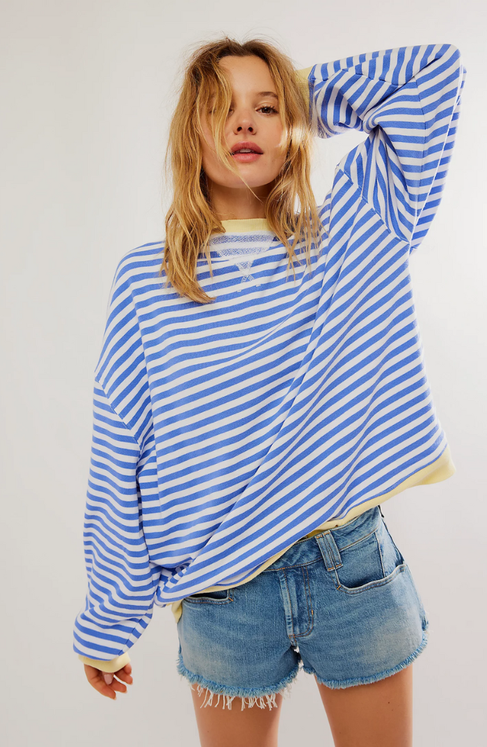 Callie | Striped Oversized Cozy Sweater