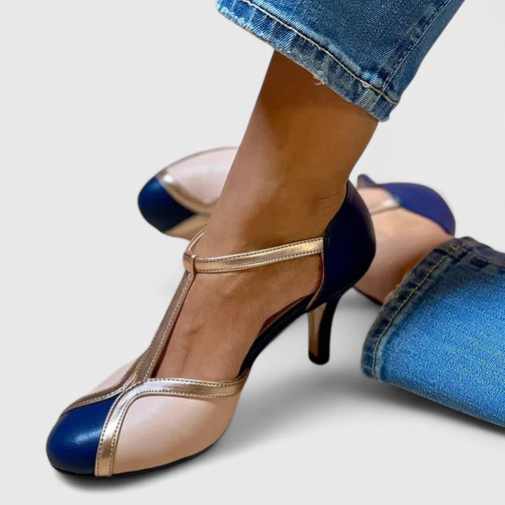 Lourdes | All-Day Comfort T-Strap Heels