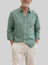 Palmer | Linen Long Sleeve Shirt